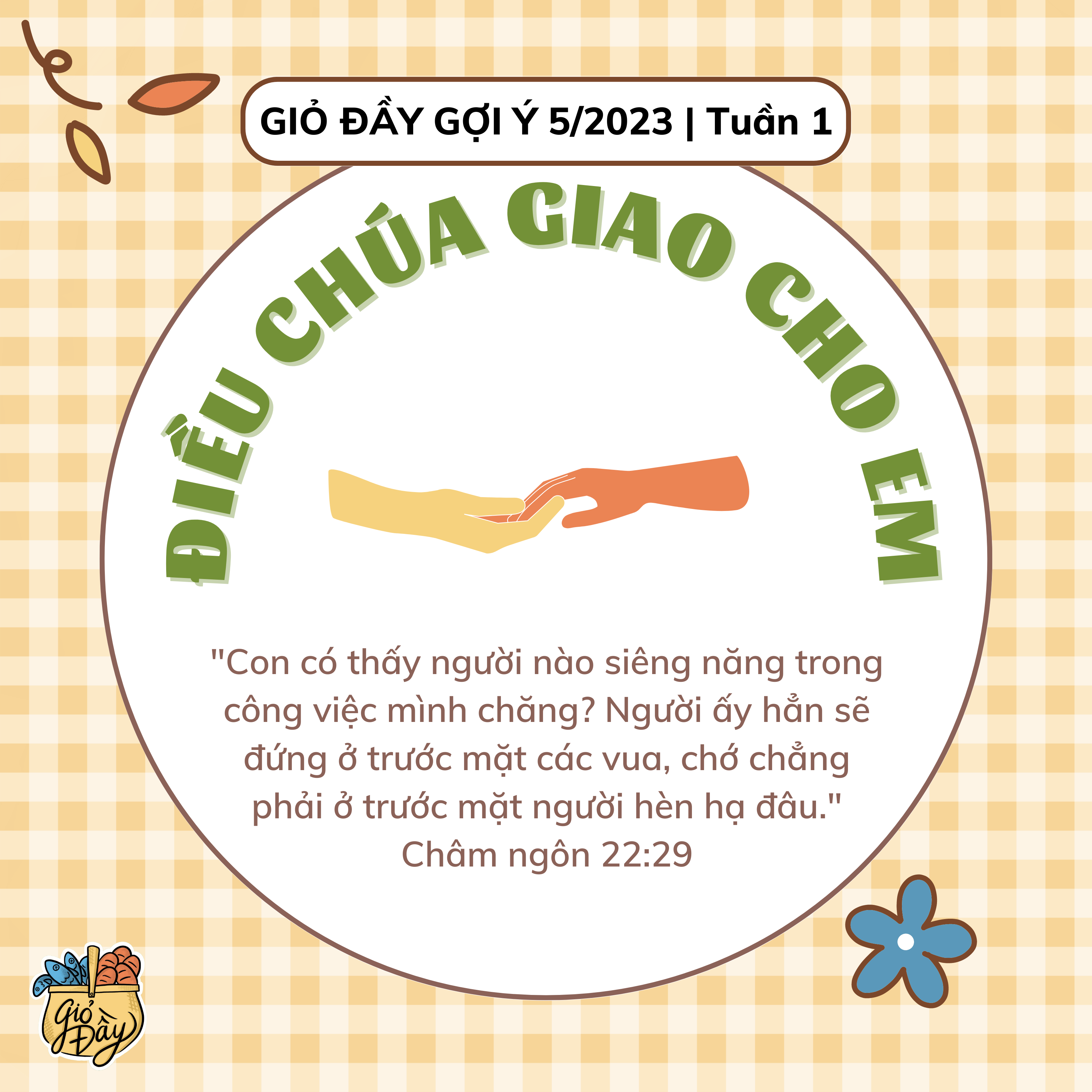 GIỎ ĐẦY GỢI Ý 5/2023 | Tuần 1